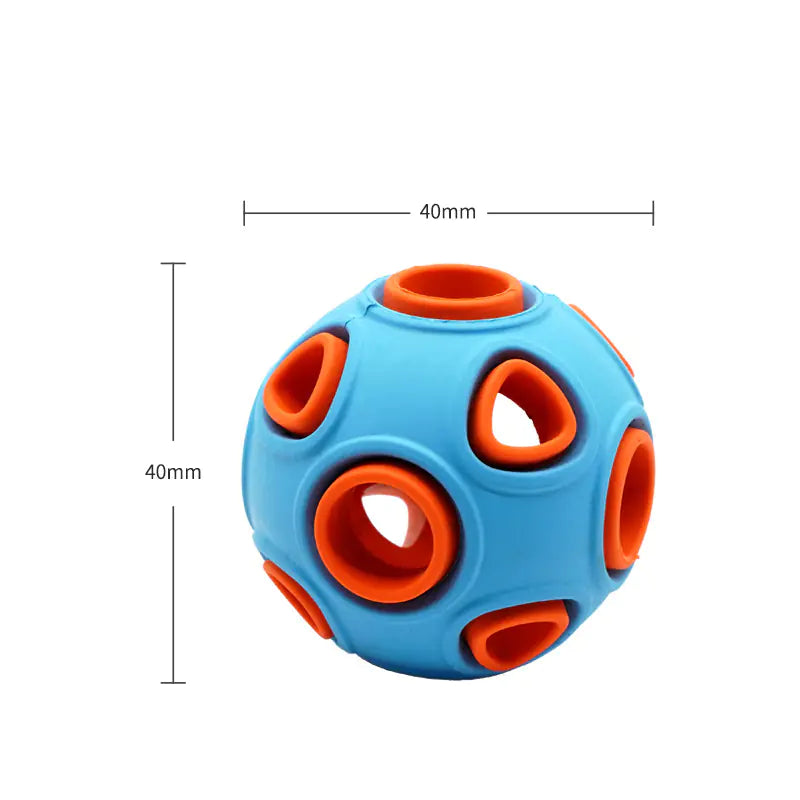 Glow in the Dark Dog Toy Ball for Chewing