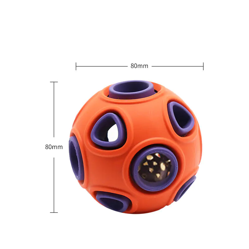 Glow in the Dark Dog Toy Ball for Chewing