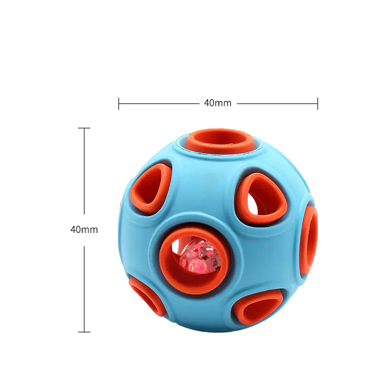 Glow in the Dark Dog Toy Ball for Chewing