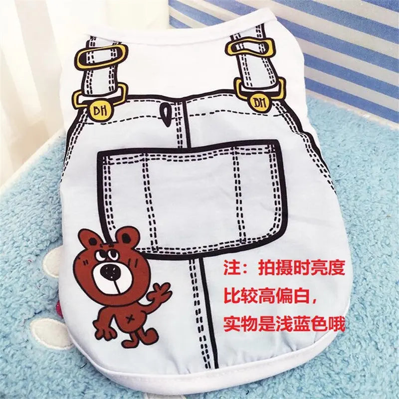 Cartoon Dog Shirt – Soft Summer Vest