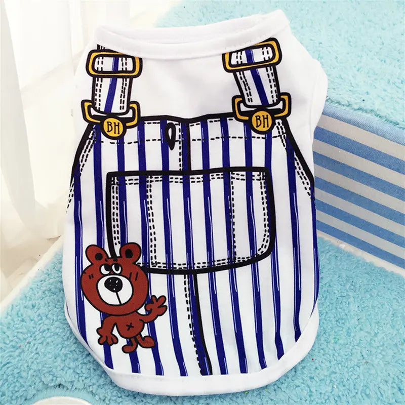 Cartoon Dog Shirt – Soft Summer Vest