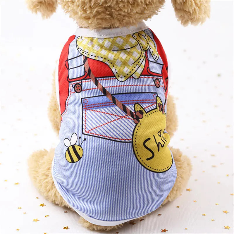 Cartoon Dog Shirt – Soft Summer Vest