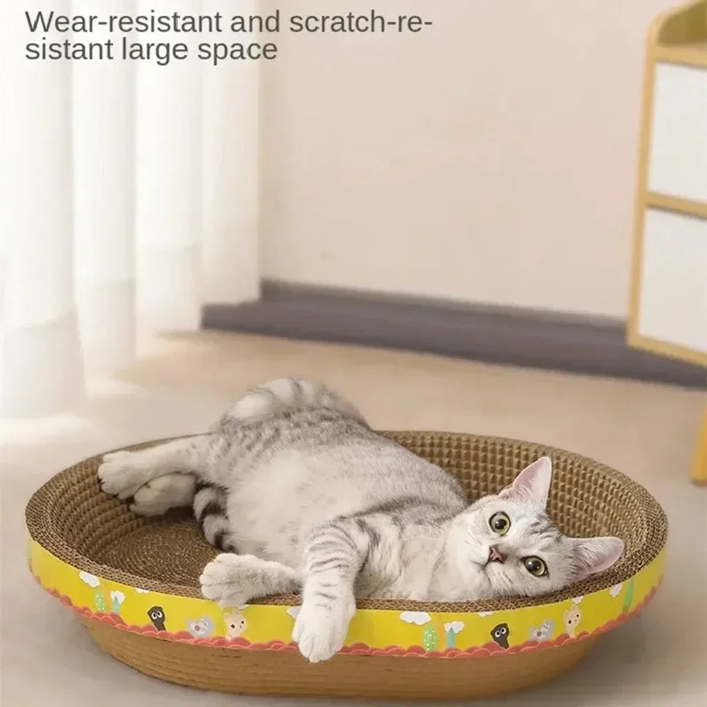 Cat Scratcher and Bed