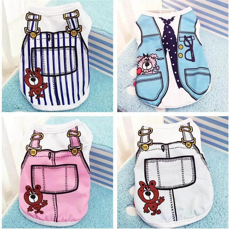 Cartoon Dog Shirt – Soft Summer Vest