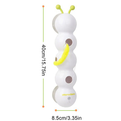 Smart Motion-Activated Cat Toy – Wack-a-Worm with Moving Tail, Pops Out to Tease Your Cat Automatically