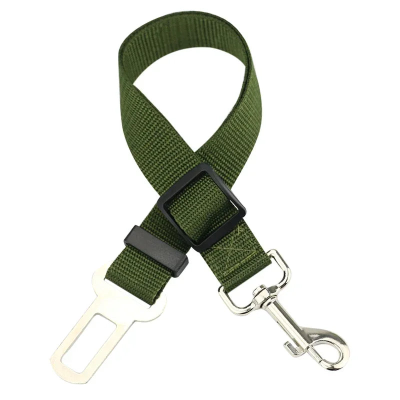 Adjustable Pet Car Seat Belt – Safety Harness Clip