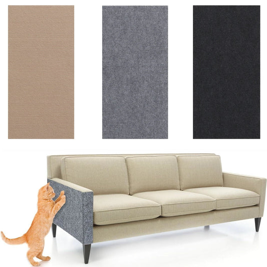 Anti-Scratch Cat Mat – Trimmable, Self-Adhesive Couch & Wall Protector