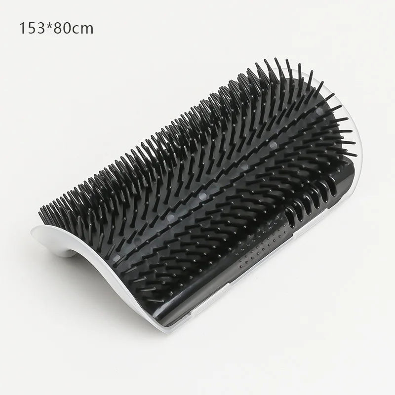 Cat Massage & Grooming Brush – Wall-Mounted Self-Cleaning Comb