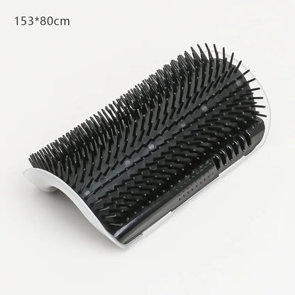 Cat Massage & Grooming Brush – Wall-Mounted Self-Cleaning Comb