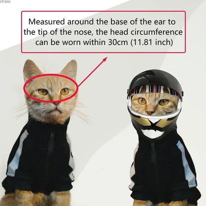 DIY Pet Helmet – Mini Cat & Dog Safety Hat for Outdoors, Photos, or Motorcycle