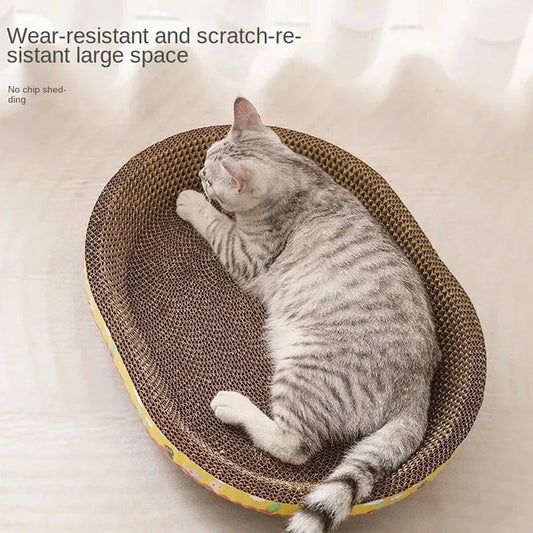 Cat Scratcher and Bed