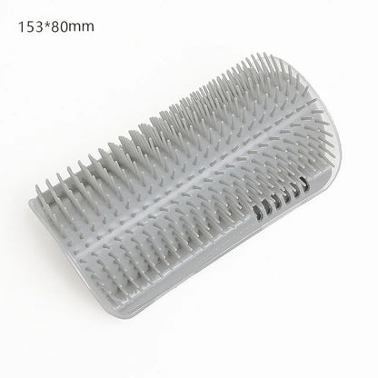 Cat Massage & Grooming Brush – Wall-Mounted Self-Cleaning Comb